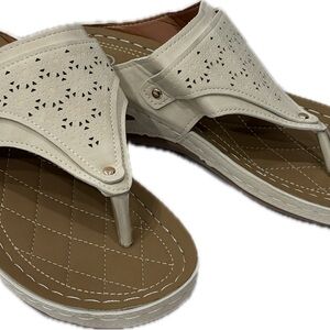 Elegant Cream Sandals